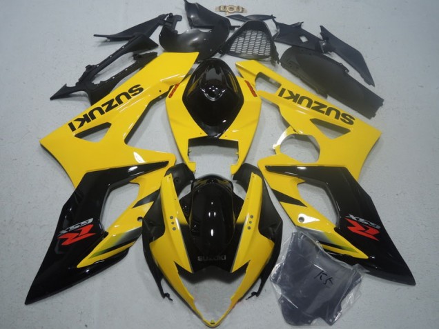 Giallo Nero Carene Moto Suzuki GSXR 1000 K5 2005-2006 Giallo Nero Carene Moto Suzuki GSXR 1000 K5 2005-2006