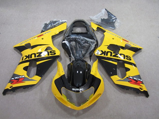 Giallo Nero Carene Moto Suzuki GSXR 600 K1 K2 K3 2001-2003 Giallo Nero Carene Moto Suzuki GSXR 600 K1 K2 K3 2001-2003