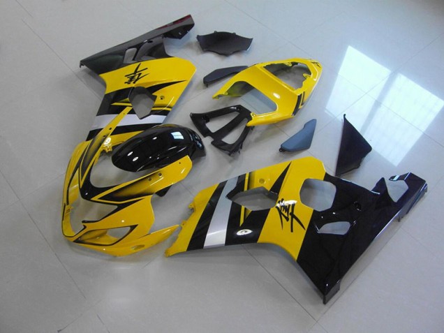 Giallo Nero Carene Moto Suzuki GSXR 750 K4 2004-2005 Giallo Nero Carene Moto Suzuki GSXR 750 K4 2004-2005