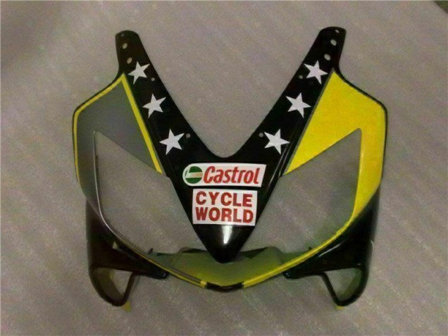 Giallo Nero Castrol Cycle World Carene Moto Honda CBR 600 F4i 2001-2003 Giallo Nero Castrol Cycle World Carene Moto Honda CBR 600 F4i 2001-2003