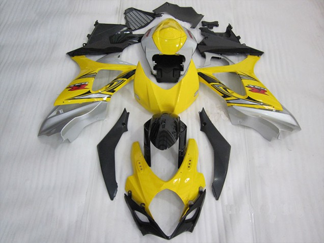 Giallo Nero Kit Carena Moto & Plastica Moto Suzuki GSXR 1000 K7 2007-2008 Giallo Nero Kit Carena Moto & Plastica Moto Suzuki GSXR 1000 K7 2007-2008