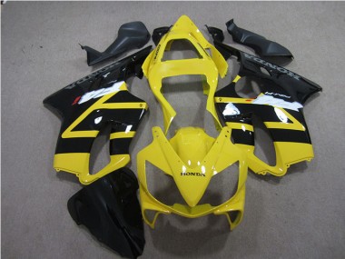 Giallo Nero Kits Carene Moto Completa Honda CBR 600 F4i 2001-2003