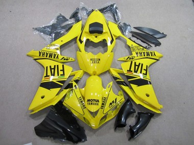 Giallo Nero Motul Fiat Carene Moto Yamaha R1 2007-2008