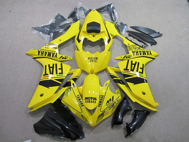 Giallo Nero Motul Fiat Carene Moto Yamaha R1 2007-2008 Giallo Nero Motul Fiat Carene Moto Yamaha R1 2007-2008