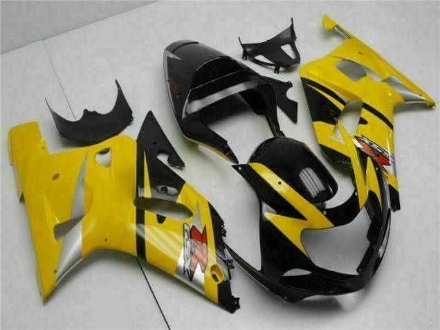 Giallo Plastica Moto Suzuki GSXR 600 / 750 K1 K2 K3 2001-2003 Giallo Plastica Moto Suzuki GSXR 600 / 750 K1 K2 K3 2001-2003