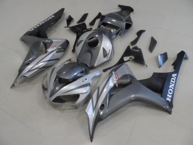 Grigio Argento & Nero Opaco Carene Moto Honda CBR 1000 RR 2006-2007