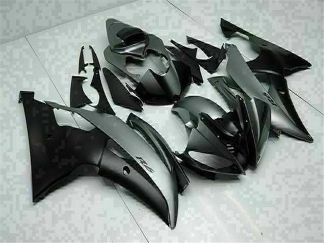 Grigio Nero ABS Moto Plastica & Moto Carena Yamaha R6 2008-2016 Grigio Nero ABS Moto Plastica & Moto Carena Yamaha R6 2008-2016