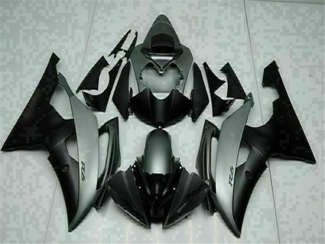Grigio Nero ABS Moto Plastica & Moto Carena Yamaha R6 2008-2016 Grigio Nero ABS Moto Plastica & Moto Carena Yamaha R6 2008-2016