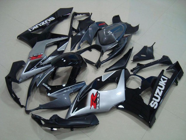 Grigio Nero Argento Carene Moto Suzuki GSXR 1000 K5 2005-2006 Grigio Nero Argento Carene Moto Suzuki GSXR 1000 K5 2005-2006