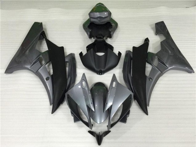 Grigio Nero Carena Moto Yamaha R6 2006-2007 Grigio Nero Carena Moto Yamaha R6 2006-2007