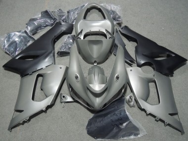 Grigio Nero Carene Moto Kawasaki ZX6R 2005-2006