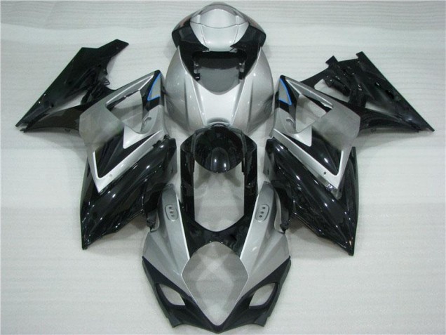 Grigio Nero Carene Moto Suzuki GSXR 1000 K7 2007-2008 Grigio Nero Carene Moto Suzuki GSXR 1000 K7 2007-2008