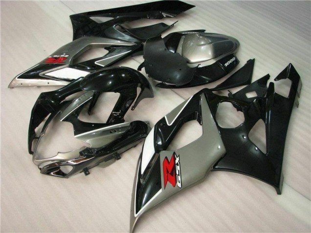 Grigio Nero Kits Carenatura Moto Completa Suzuki GSXR 1000 K5 2005-2006 Grigio Nero Kits Carenatura Moto Completa Suzuki GSXR 1000 K5 2005-2006