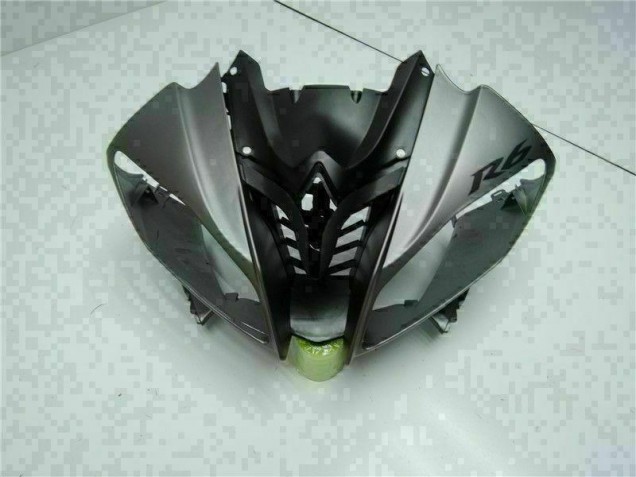 Grigio Nero Kits Carenatura Moto Iniezione Yamaha R6 2008-2016 Grigio Nero Kits Carenatura Moto Iniezione Yamaha R6 2008-2016