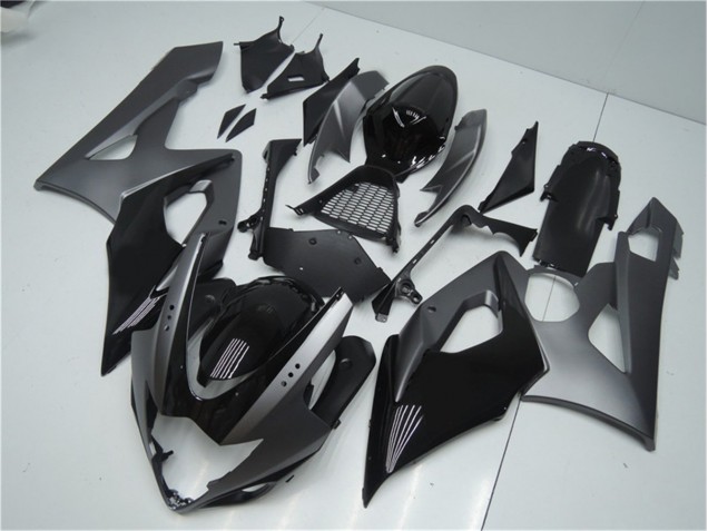 Grigio Nero Kits Carene Moto Suzuki GSXR 1000 K5 2005-2006 Grigio Nero Kits Carene Moto Suzuki GSXR 1000 K5 2005-2006