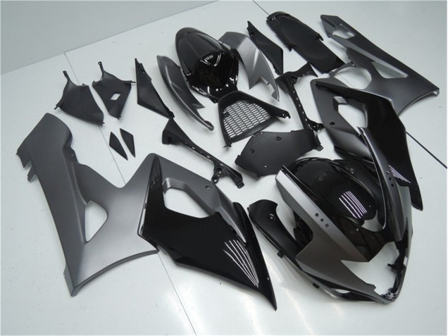 Grigio Nero Kits Carene Moto Suzuki GSXR 1000 K5 2005-2006 Grigio Nero Kits Carene Moto Suzuki GSXR 1000 K5 2005-2006