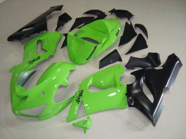 Lime Verde Carene Moto Kawasaki ZX6R 2005-2006