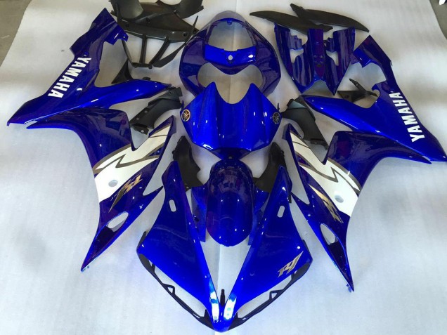 Lucido Blu Bianco Carene Moto Yamaha R1 2004-2006