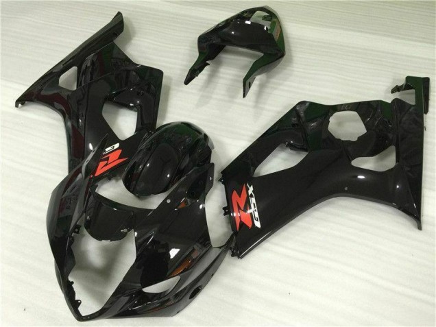 Lucido Nero ABS Moto Plastica & Moto Carena Suzuki GSXR 1000 K3 2003-2004 Lucido Nero ABS Moto Plastica & Moto Carena Suzuki GSXR 1000 K3 2003-2004