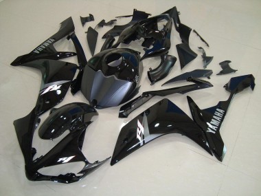 Lucido Nero Bianco Carene Moto Yamaha R1 2007-2008