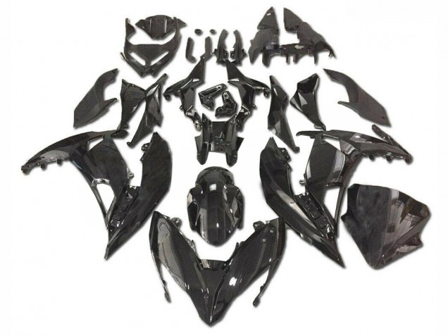 Lucido Nero Carene Moto Kawasaki EX650 2017-2019 Lucido Nero Carene Moto Kawasaki EX650 2017-2019