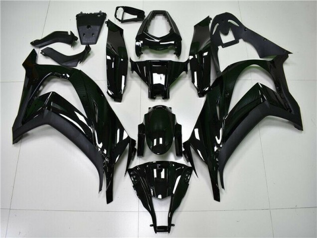 Lucido Nero Carene Moto Kawasaki ZX10R 2011-2015 Lucido Nero Carene Moto Kawasaki ZX10R 2011-2015