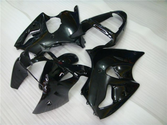 Lucido Nero Carene Moto Kawasaki ZX6R 2000-2002 Lucido Nero Carene Moto Kawasaki ZX6R 2000-2002