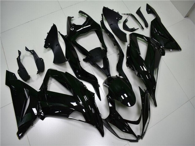 Lucido Nero Carene Moto Kawasaki ZX6R 2013-2018 Lucido Nero Carene Moto Kawasaki ZX6R 2013-2018