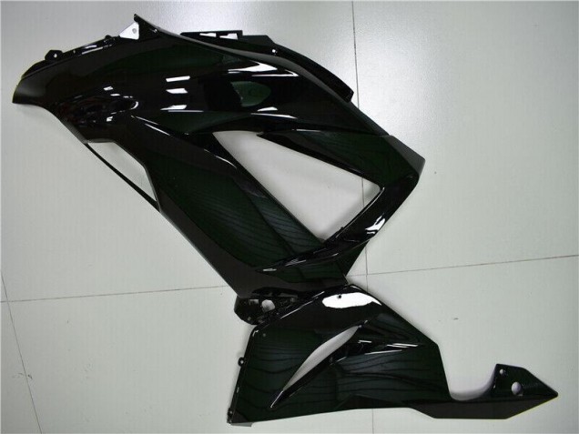 Lucido Nero Carene Moto Kawasaki ZX6R 2013-2018 Lucido Nero Carene Moto Kawasaki ZX6R 2013-2018