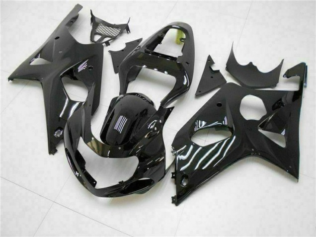 Lucido Nero Carene Moto Suzuki GSXR 1000 K1 2000-2002 Lucido Nero Carene Moto Suzuki GSXR 1000 K1 2000-2002