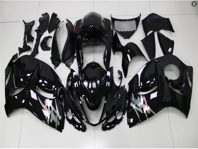Lucido Nero Carene Moto Suzuki GSXR 1300 Hayabusa 2008-2019 Lucido Nero Carene Moto Suzuki GSXR 1300 Hayabusa 2008-2019