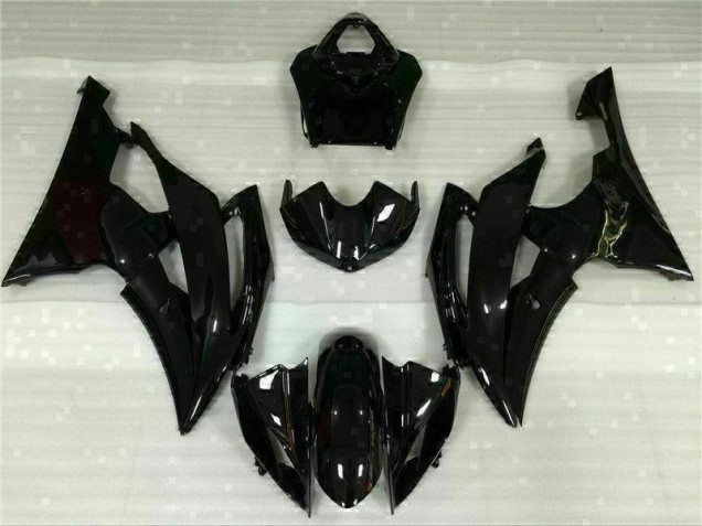 Lucido Nero Carene Moto Yamaha R6 2008-2016 Lucido Nero Carene Moto Yamaha R6 2008-2016