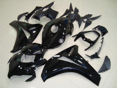 Lucido Nero Chrome Decalcomanie Carene Moto Honda CBR 1000 RR 2008-2011