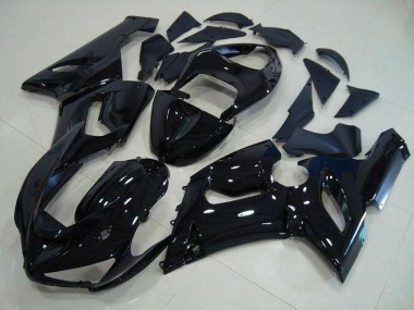 Lucido Nero Kit Carena Moto & Plastica Moto Kawasaki ZX6R 2005-2006