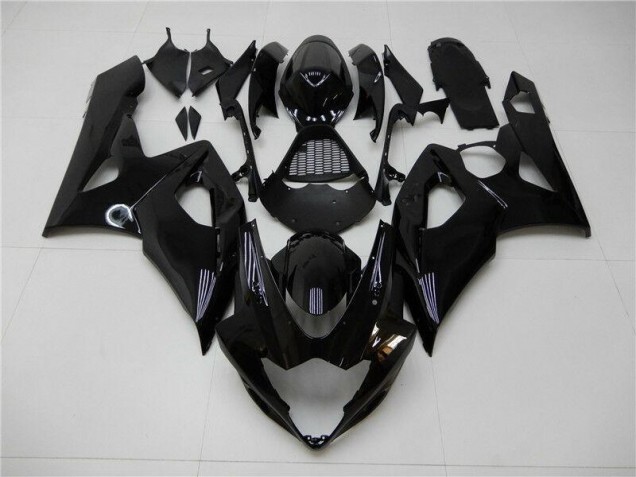 Lucido Nero Kit Carenatura Moto Completa Suzuki GSXR 1000 K5 2005-2006 Lucido Nero Kit Carenatura Moto Completa Suzuki GSXR 1000 K5 2005-2006
