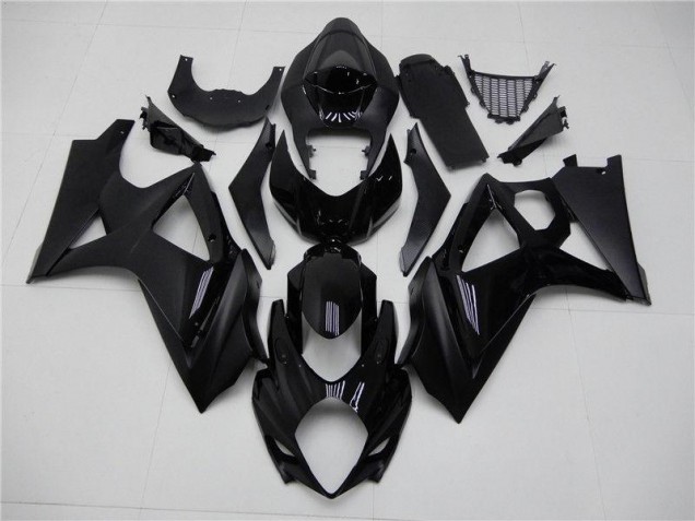 Lucido Nero Opaco Carene Moto Suzuki GSXR 1000 K7 2007-2008 Lucido Nero Opaco Carene Moto Suzuki GSXR 1000 K7 2007-2008