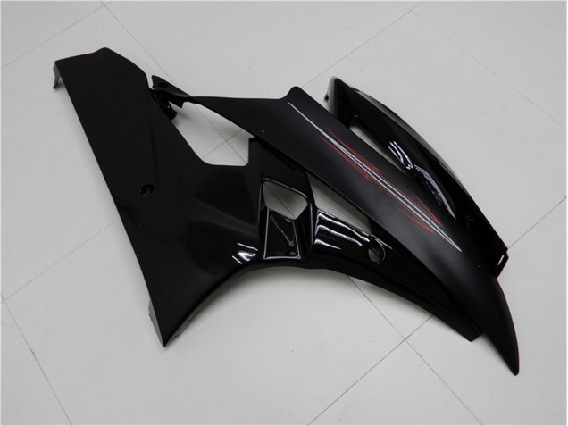 Lucido Nero Opaco Carene Moto Yamaha R6 2006-2007 Lucido Nero Opaco Carene Moto Yamaha R6 2006-2007