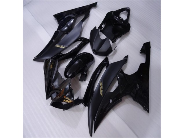 Lucido Nero Opaco Carene Moto Yamaha R6 2008-2016 Lucido Nero Opaco Carene Moto Yamaha R6 2008-2016