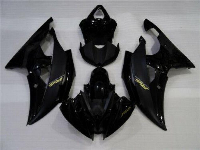 Lucido Nero Opaco Carene Moto Yamaha R6 2008-2016 Lucido Nero Opaco Carene Moto Yamaha R6 2008-2016