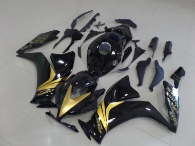Lucido Nero Oro Adesivo Carene Moto Honda CBR 1000 RR 2012-2016