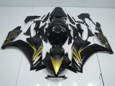 Lucido Nero & Oro Carene Moto Honda CBR 1000 RR 2012-2016