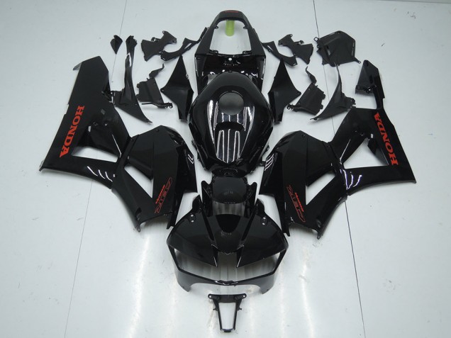 Lucido Nero con Rosso Adesivo Carene Moto Honda CBR 600 RR 2013-2021 Lucido Nero con Rosso Adesivo Carene Moto Honda CBR 600 RR 2013-2021