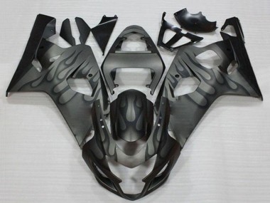 Carene Moto Suzuki GSXR 600/750 2004-2005 - Grigio Nero Fiamma Economici