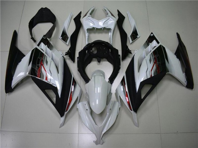Carena Moto Kawasaki Ninja 300 EX300R 2013-2024 - Bianco Rosso Nero