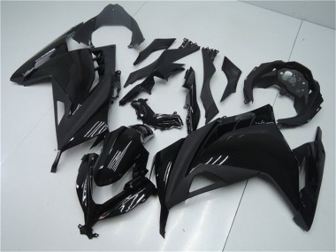 Carene Moto Kawasaki Ninja 300 EX300R 2013-2024 - Nero Lucido Nero Opaco Economici