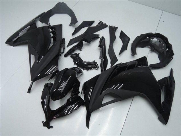 Carene Moto Kawasaki Ninja 300 EX300R 2013-2024 - Nero Lucido Nero Opaco