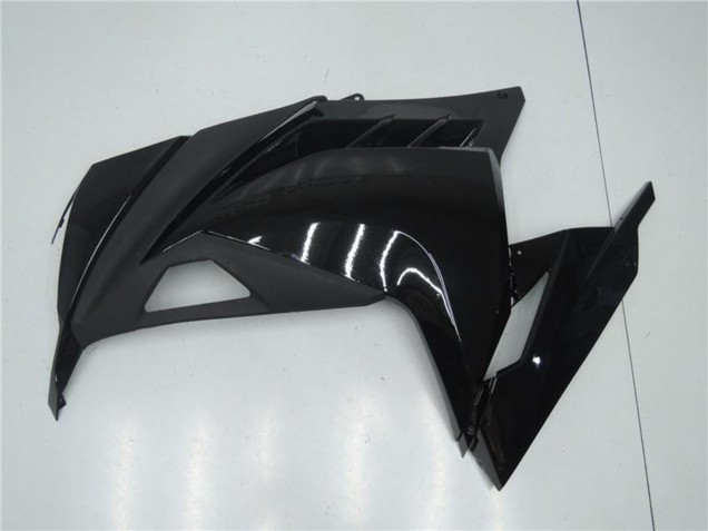 Carene Moto Kawasaki Ninja 300 EX300R 2013-2024 - Nero Lucido Nero Opaco