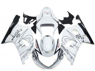 Carena Moto Suzuki GSXR 600 / GSXR 750 2001-2003 - Bianco Nero Corona Alstare Economici