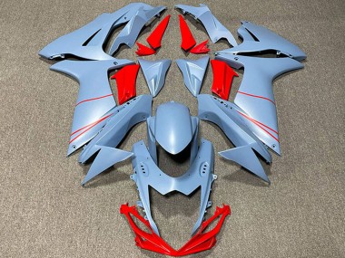 Carena Moto Suzuki GSXR 600 / GSXR 750 2011-2024 - Azzurro Cielo Opaco Rosso Economici