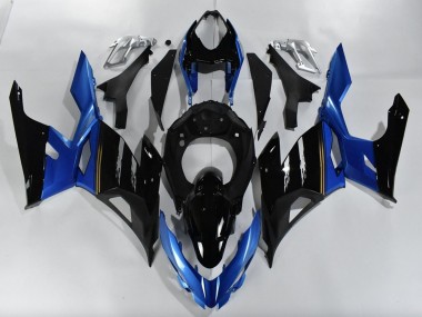 Carena Moto Kawasaki Ninja 400 2018-2024 - Blu Nero Lucido Economici